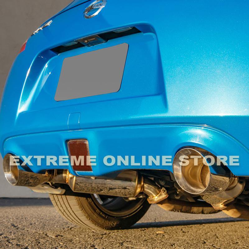 2009-Up Nissan 370Z Z34 Stainless Steel Axle Back 4.5" Dual Tips Exhaust - Extreme Online Store