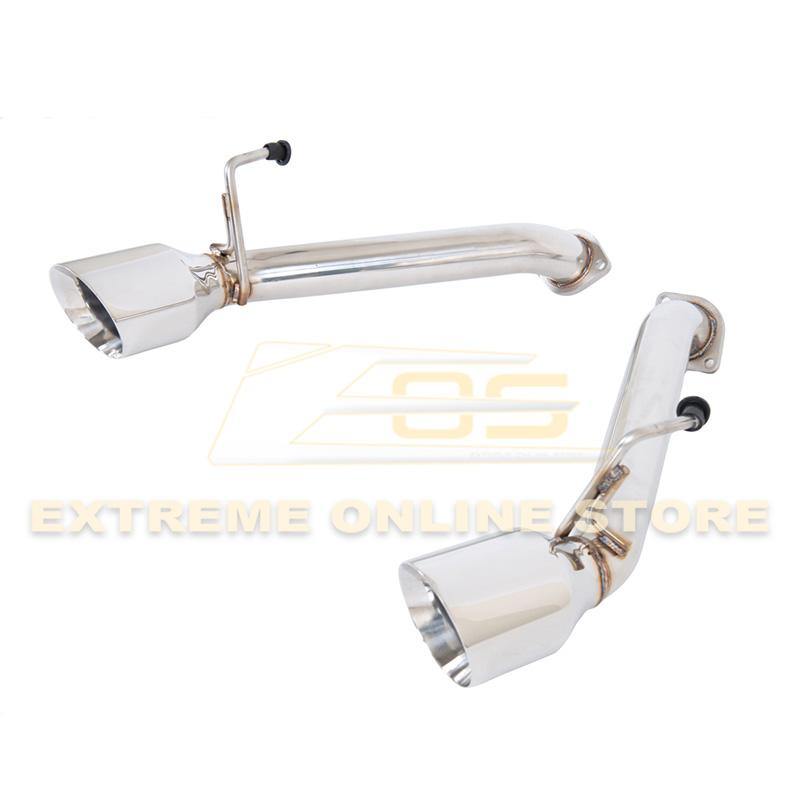 2009-Up Nissan 370Z Z34 Muffler Delete Axle Back 4.5" Dual Tips Exhaust - Extreme Online Store