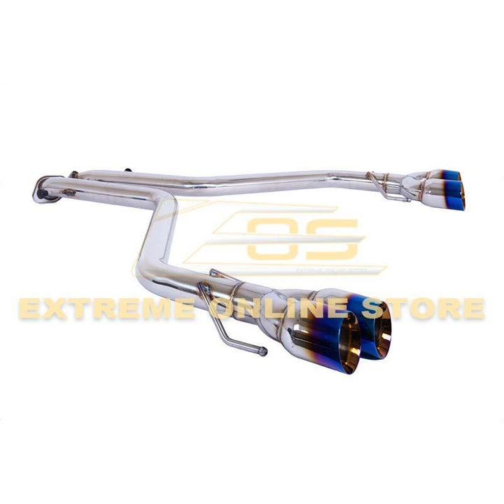 2015-Up Lexus RC200t 300 350 Muffler Delete Axle Back Quad Burnt Tips Exhaust - Extreme Online Store