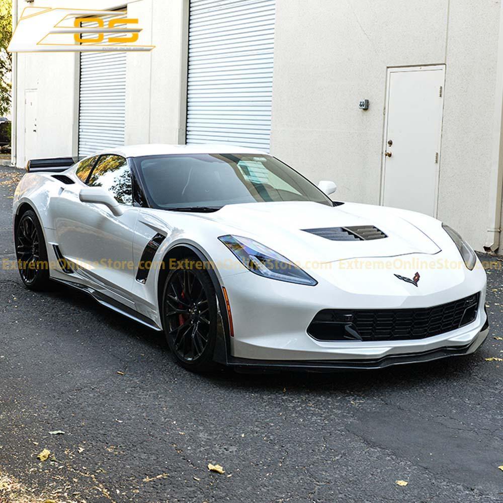 Corvette C7 Stage 2 / 3 Front Splitter &amp; Side Skirts - ExtremeOnlineStore