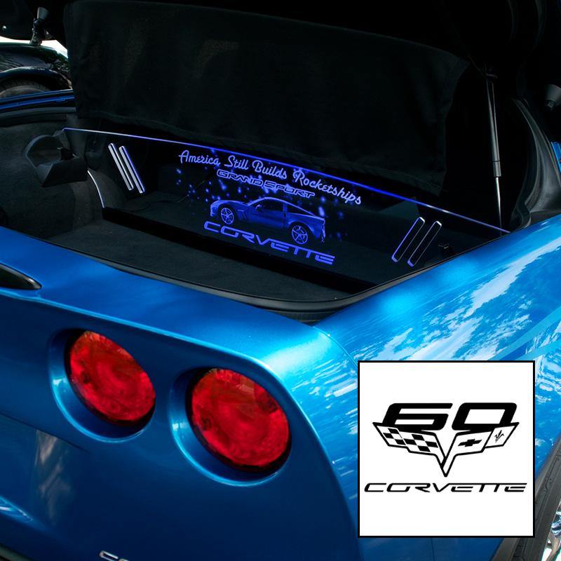 WindRestrictor® C6 Coupe Rear Glow Plate - ExtremeOnlineStore