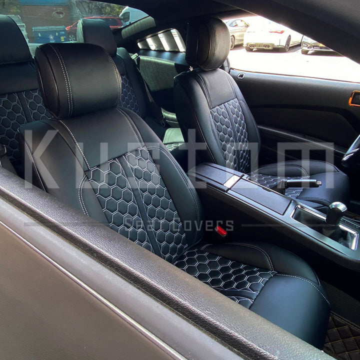 2010-14 Ford Mustang Custom Leather Seat Covers