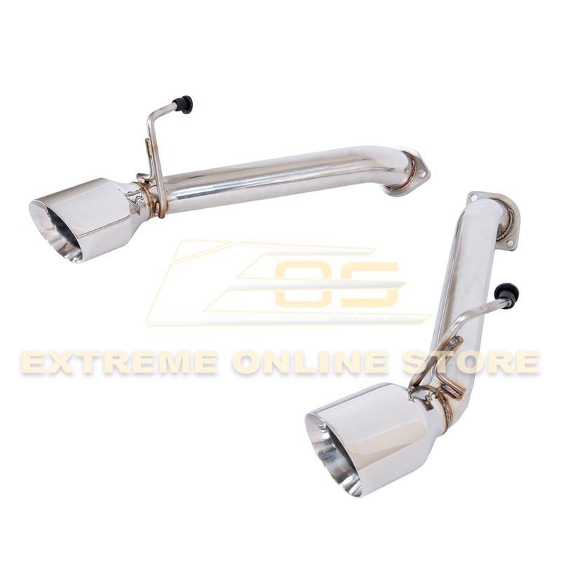 2009-Up Nissan 370Z Z34 Muffler Delete Axle Back 4.5" Dual Tips Exhaust - Extreme Online Store