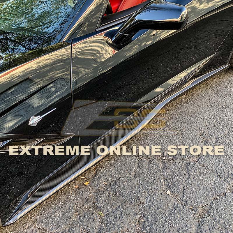 Corvette C7 Stage 2 / Stage 3 Front Splitter &amp; Side Skirts - Extreme Online Store