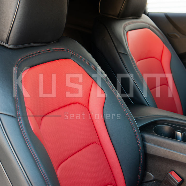 6th Gen Camaro Coupe Custom Leather Seat Covers