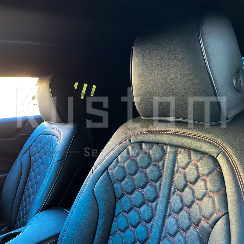 6th Gen Camaro Coupe Custom Leather Seat Covers