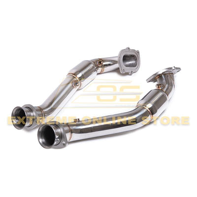Corvette C7 6.2L 3" Stainless Steel High Flow Cats Connection Downpipe - Extreme Online Store