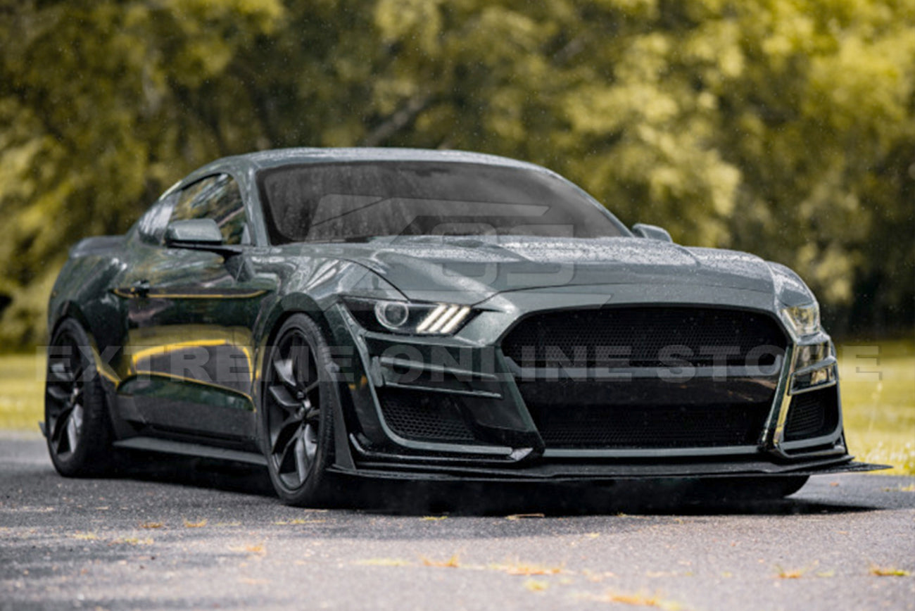 Aileron Arrière Pour Ford Mustang GT/GT500 2015-2022 - ABS, Noir Brillant, Colle 3M, Sans Perçage