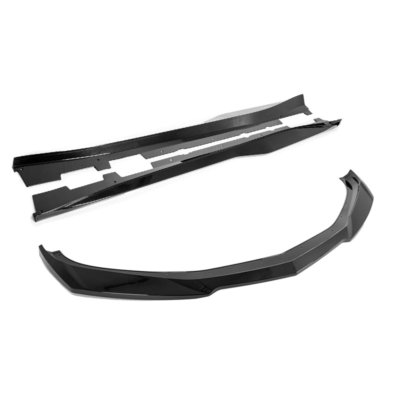 2019-Up Camaro RS &amp; SS ZL1 Style Front Lip Splitter &amp; Side Skirts