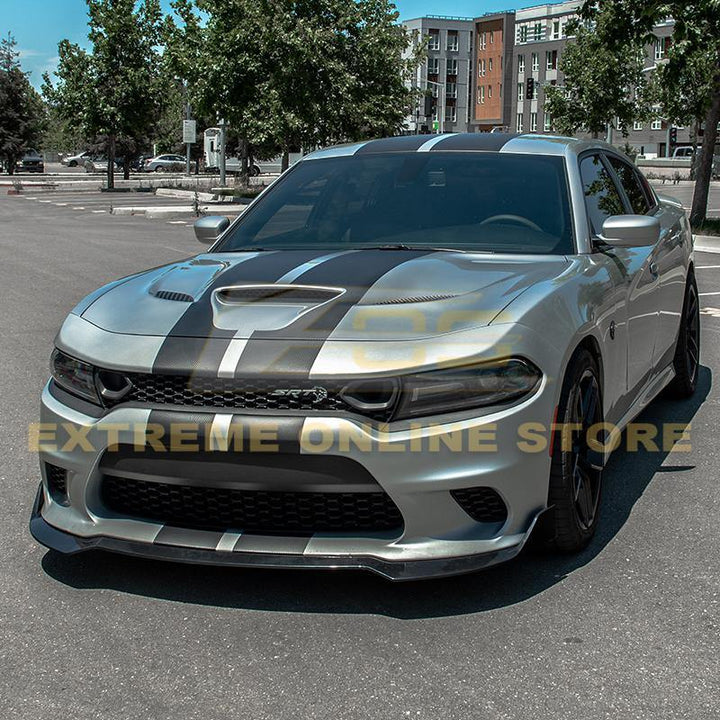 2015-Up Dodge Charger SRT Track Package Front Splitter - Extreme Online Store