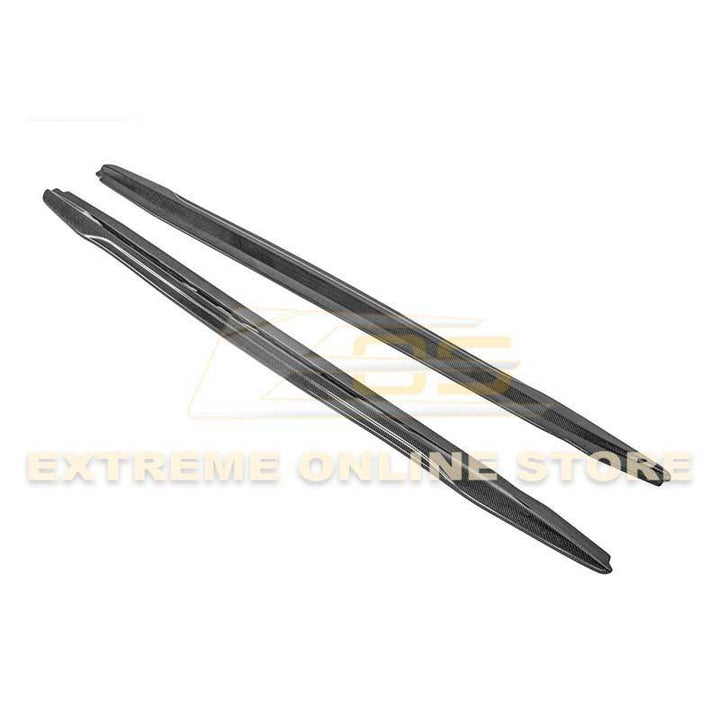 2016-19 Cadillac ATS-V Carbon Fiber Front Splitter &amp; Side Skirts