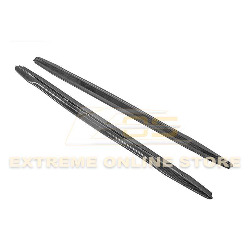 2016-19 Cadillac ATS-V Carbon Fiber Side Skirts Rocker Panels - Extreme Online Store