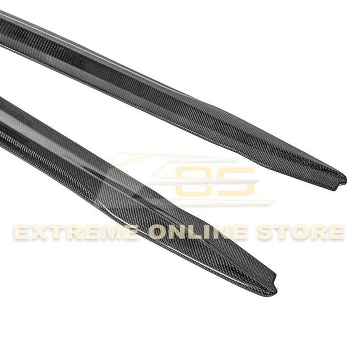 2016-19 Cadillac ATS-V Carbon Fiber Side Skirts Rocker Panels - Extreme Online Store