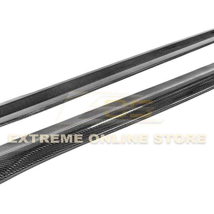 2016-19 Cadillac ATS-V Carbon Fiber Side Skirts Rocker Panels - Extreme Online Store