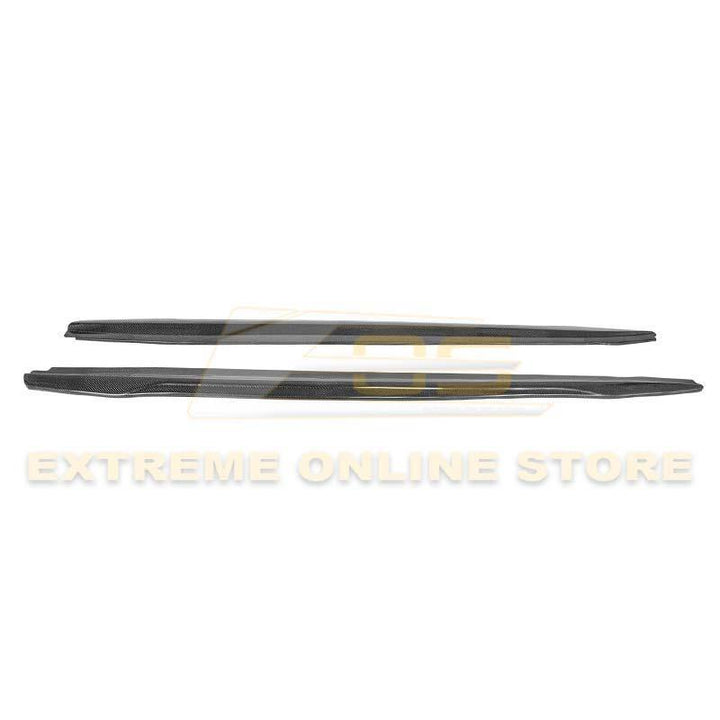2016-19 Cadillac ATS-V Carbon Fiber Side Skirts Rocker Panels - Extreme Online Store