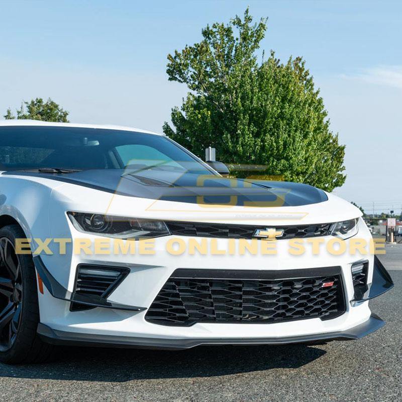 Camaro SS Carbon Flash Front Bumper Side Canards - Extreme Online Store