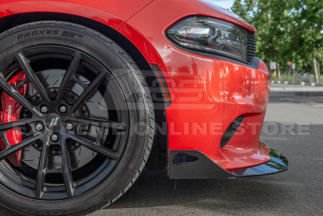 2015-Up Dodge Charger SRT Performance Front Splitter &amp; Rocker Panel