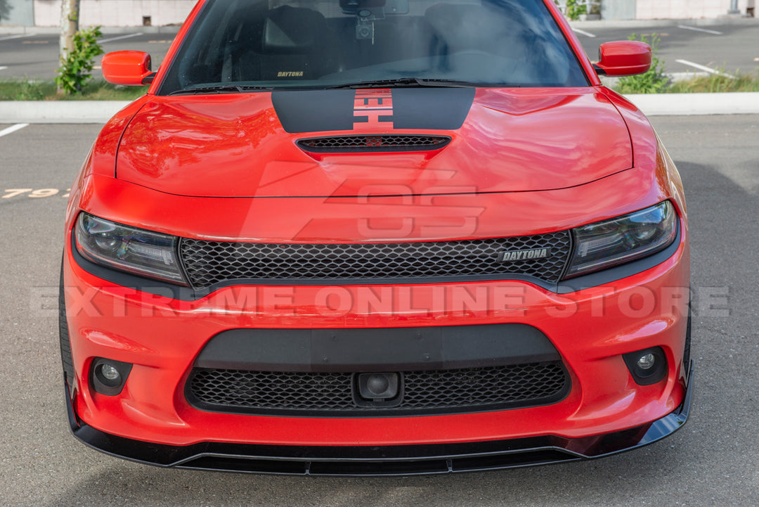 2015-Up Dodge Charger SRT Performance Front Splitter &amp; Rocker Panel