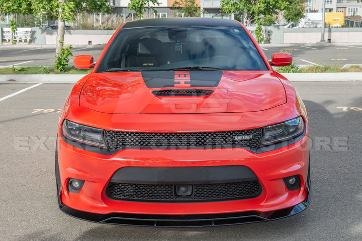 2015-Up Dodge Charger SRT Performance Front Splitter &amp; Rocker Panel