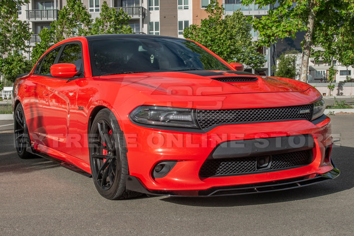 2015-Up Dodge Charger SRT Performance Front Splitter &amp; Rocker Panel