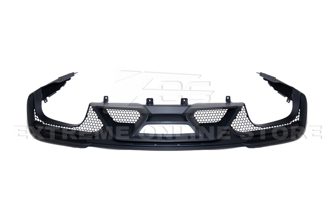 2018-22 Ford Mustang GT500 Rear Bumper Quad Tips Diffuser