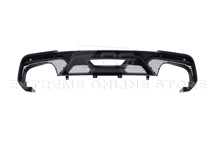 2018-22 Ford Mustang GT500 Rear Bumper Quad Tips Diffuser