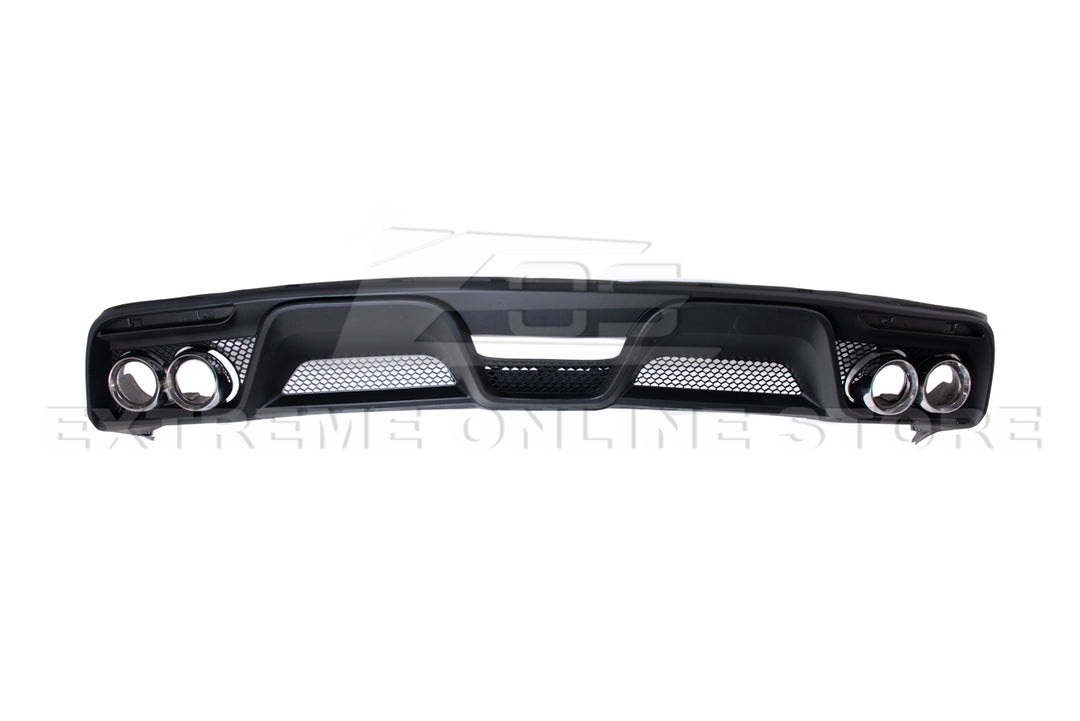 2015-17 Ford Mustang GT350 Rear Bumper Quad Tips Diffuser
