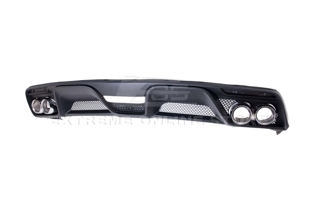 2015-17 Ford Mustang GT350 Rear Bumper Quad Tips Diffuser