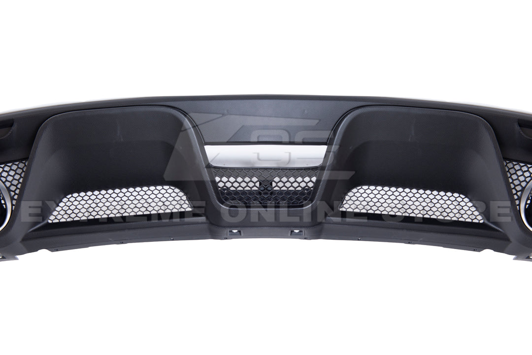 2015-17 Ford Mustang GT350 Rear Bumper Quad Tips Diffuser