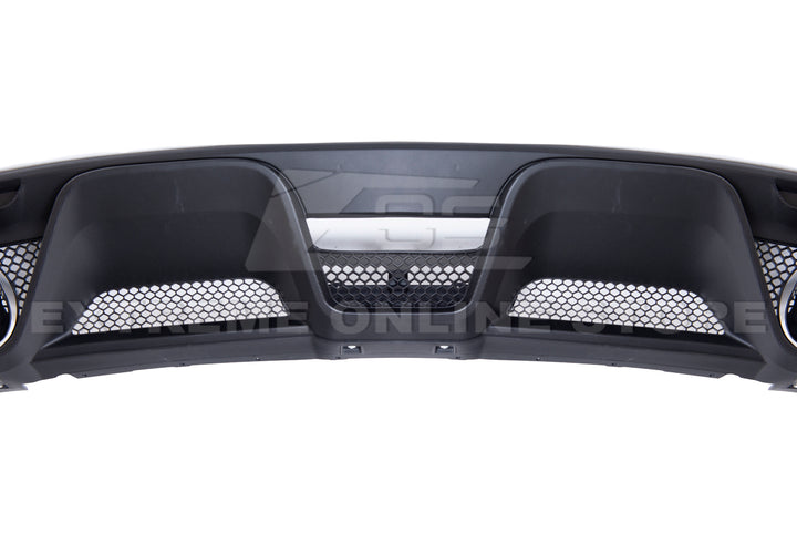 2015-17 Ford Mustang GT350 Rear Bumper Quad Tips Diffuser