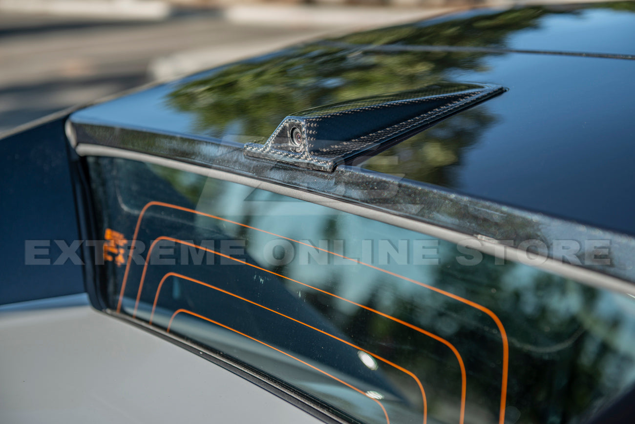 Corvette C8 Convertible Carbon Fiber Rear Decklid Camera Cover