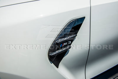 2021-Up BMW G80 M3 Carbon Fiber Side Fender Vent Trim Cover