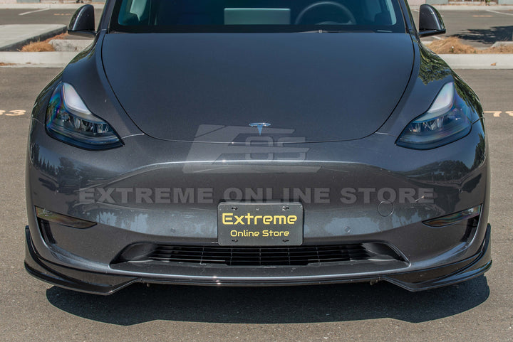 2020-24 Tesla Model Y Front Splitter Lip &amp; Side Skirt