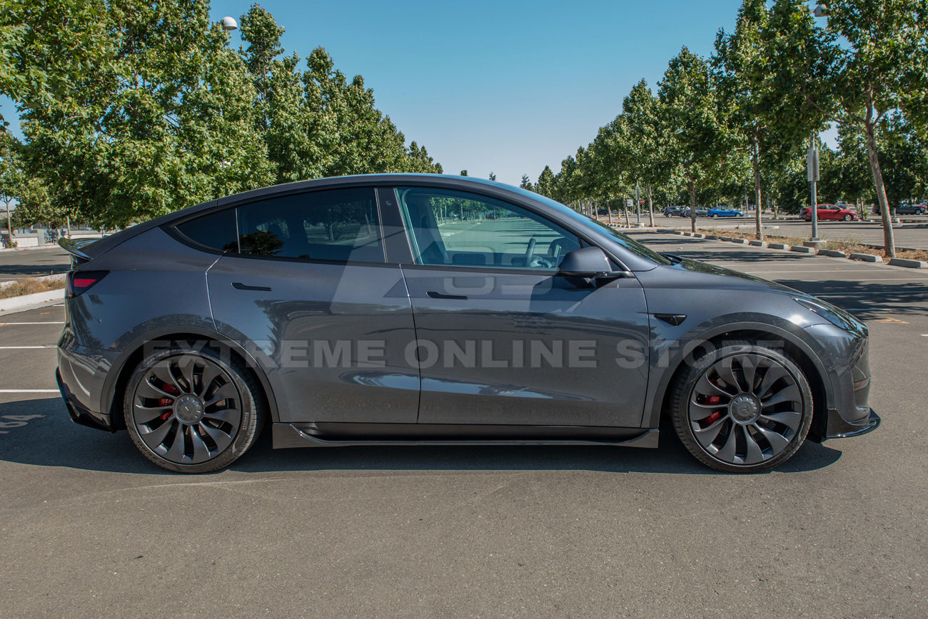 2020-24 Tesla Model Y Performance Side Skirts Rocker Panels