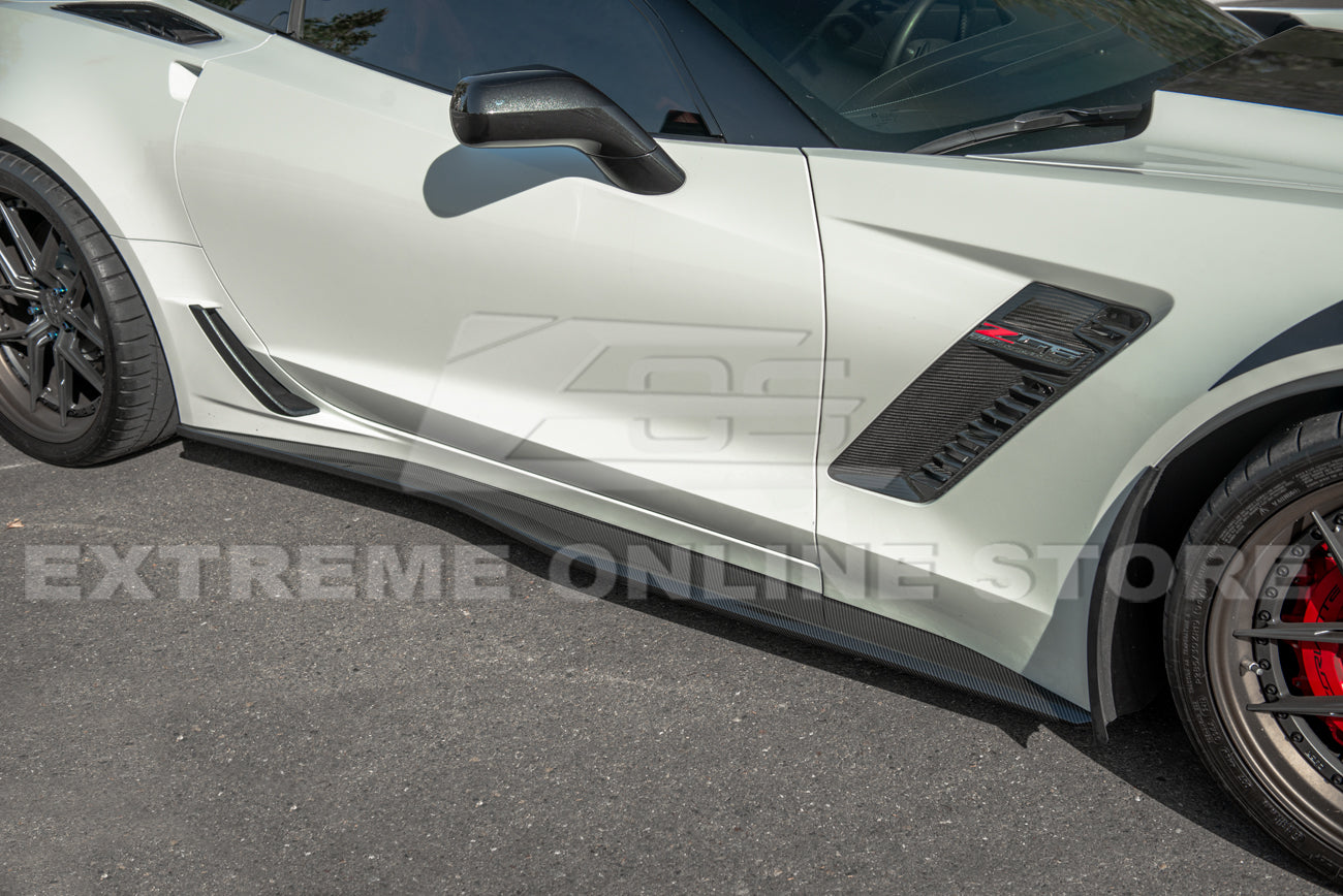 Corvette C7 Z06 Conversion Side Skirts Rocker Panels
