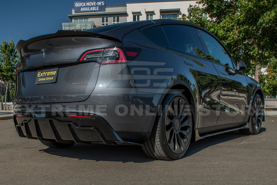 Model Y Rwd Rear Bumper 2020 - Newer Tesla Model Y Performance Rear Bumper Diffuser – Extreme ...