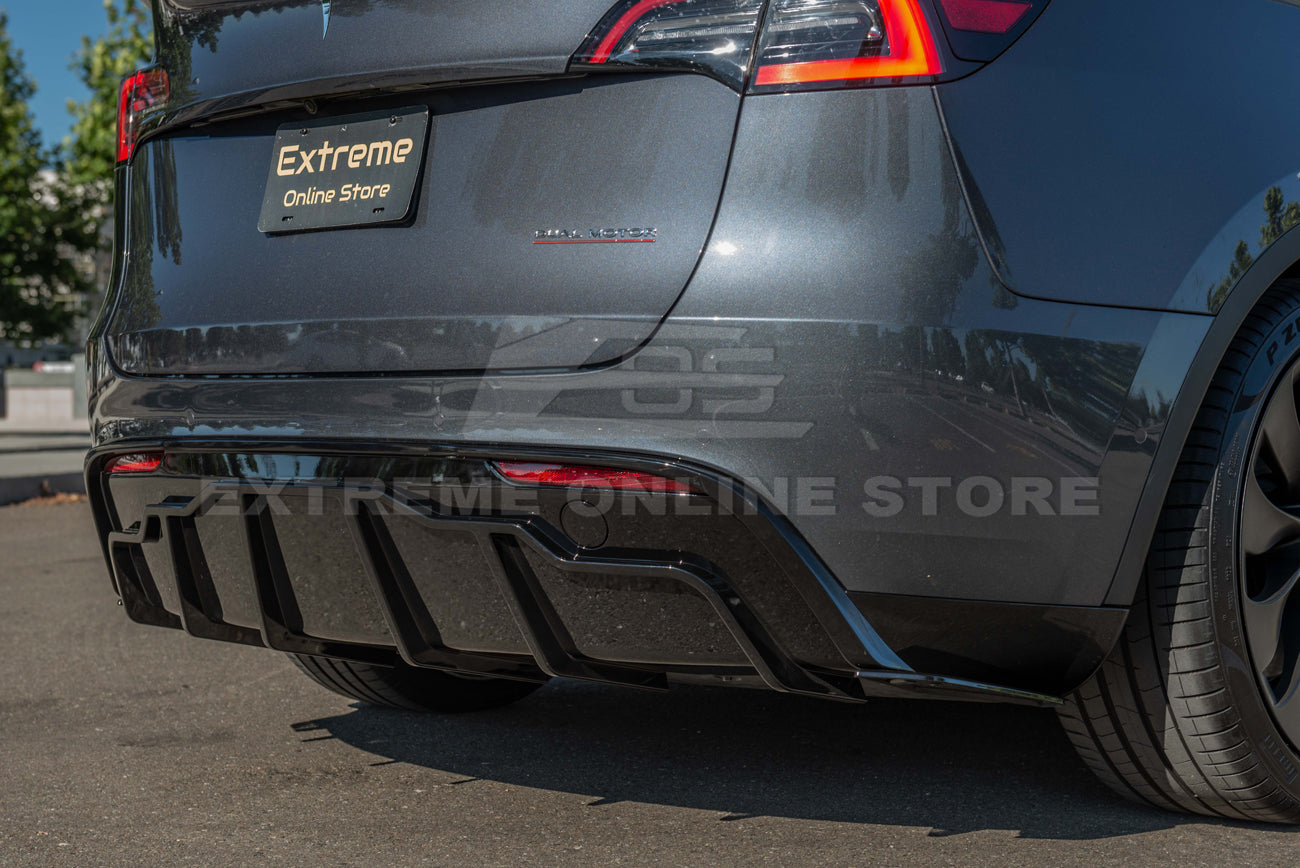 Model Y Rwd Rear Bumper 2020 - Newer Tesla Model Y Performance Rear Bumper Diffuser