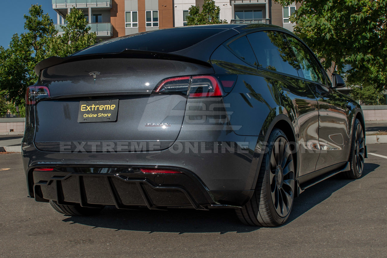 2020 - Newer Tesla Model Y Performance Rear Bumper Diffuser