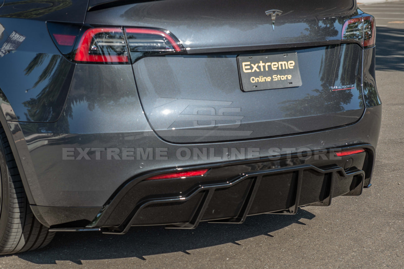 2020 - Newer Tesla Model Y Performance Rear Bumper Diffuser