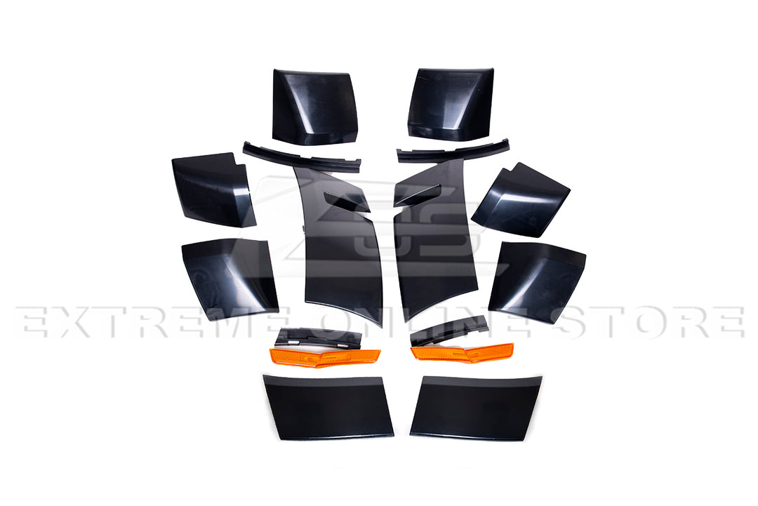 2015-Up Dodge Challenger SRT Hellcat Demon Wide Body Side Fender Flare