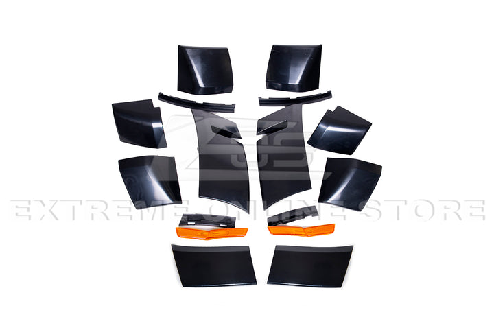 2015-Up Dodge Challenger SRT Hellcat Demon Wide Body Side Fender Flare