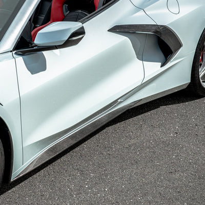 Corvette C8 Z51 Add On Side Skirts Rocker Panels