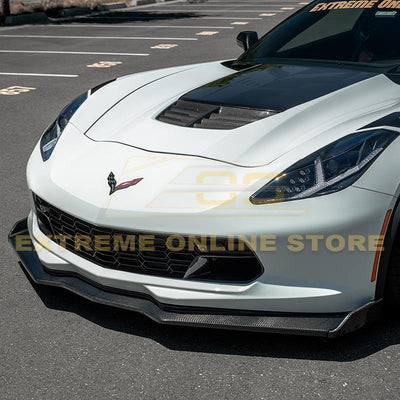 Corvette C7 Stage 2.5 ZR1 Conversion Extended Front Splitter Air Dam - Extreme Online Store