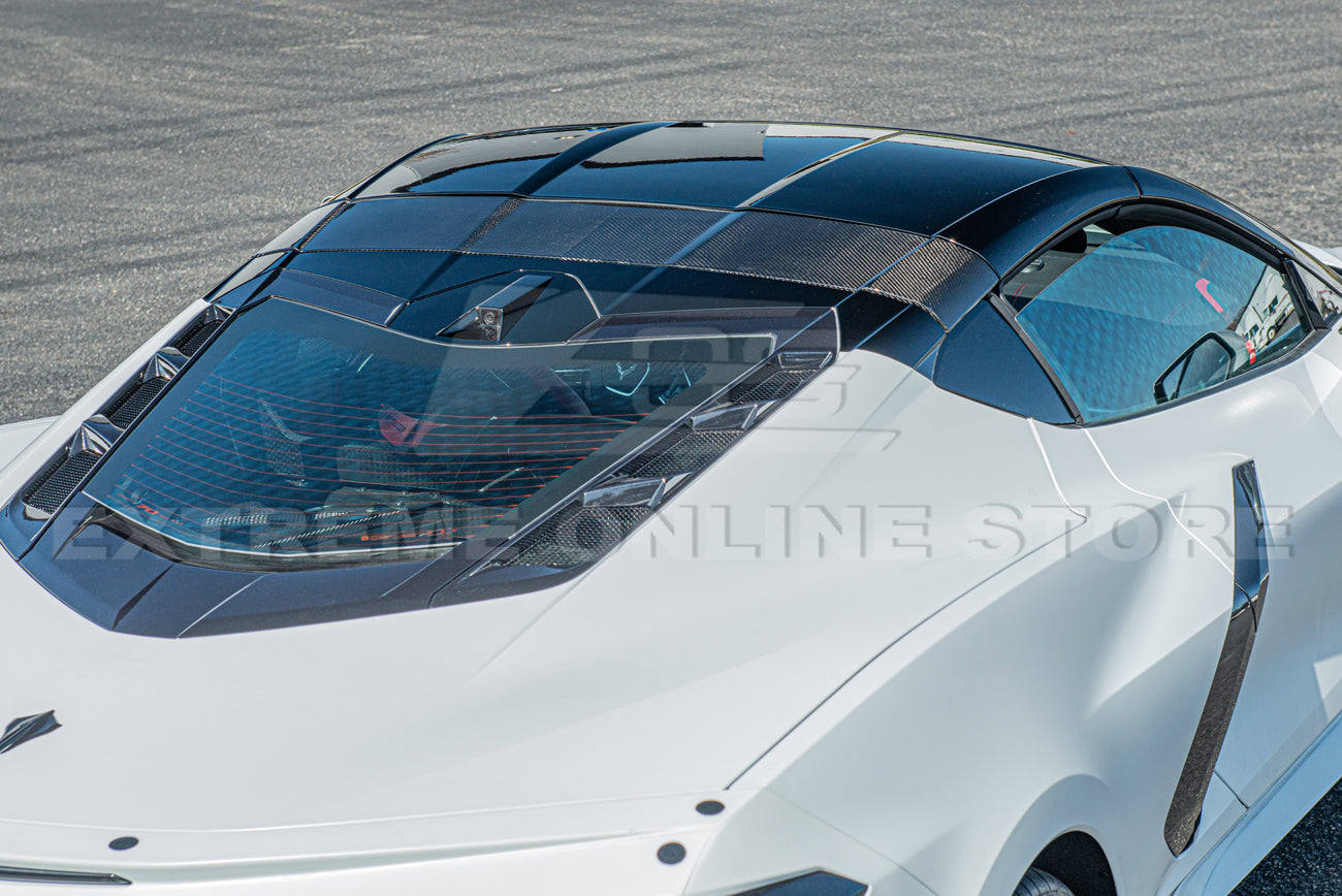 Chevrolet Corvette C8 Carbon Fiber Top Roof Pillar Bow