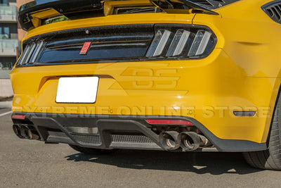 2015-17 Ford Mustang GT350 Rear Bumper Quad Tips Diffuser