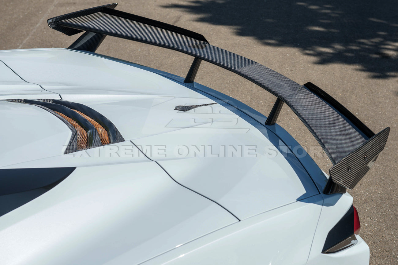 Corvette C8 Z51 Rear High Wing Add-On Wickers Extension