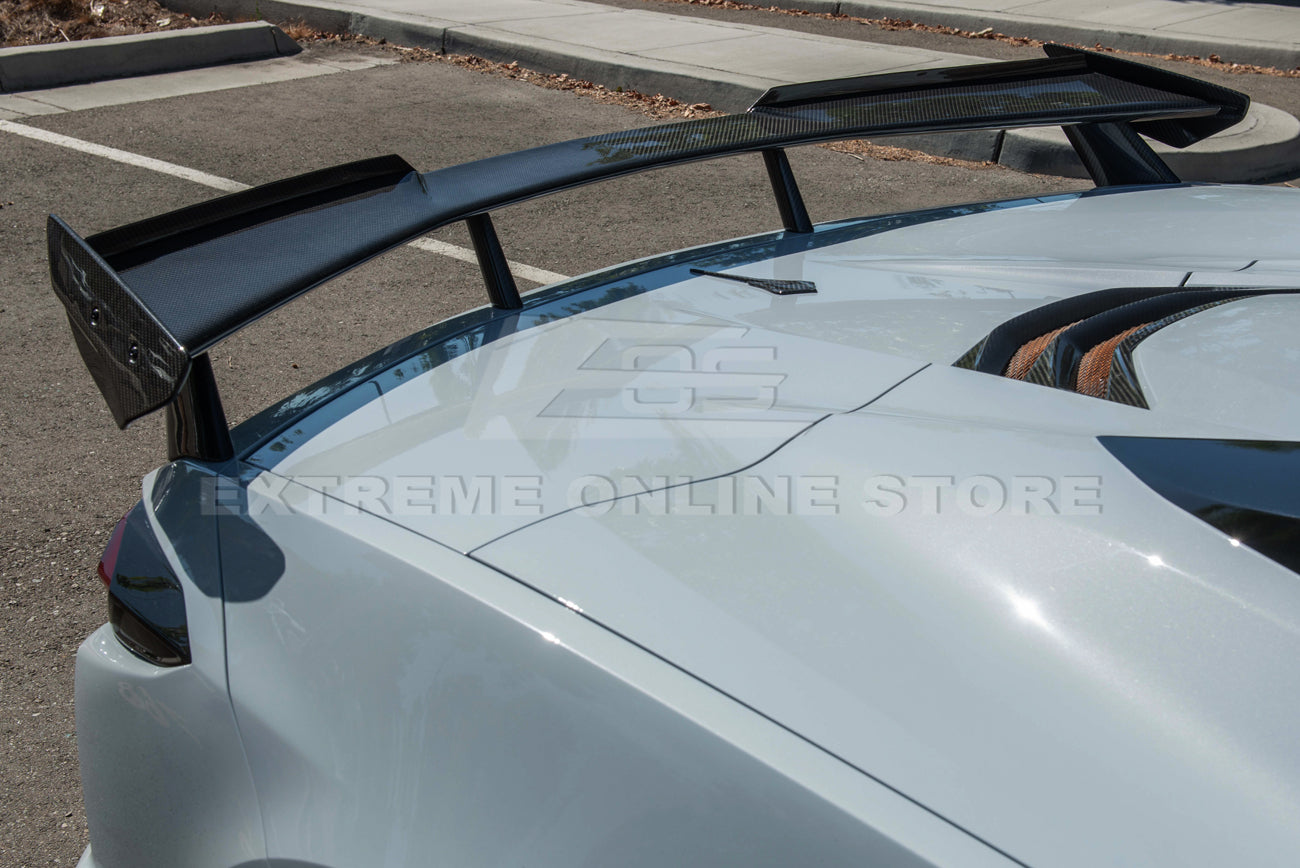 2020-Up Corvette C8 Wickerbill Rear Spoiler High Wing