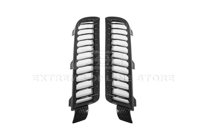 Corvette C7 DRY CARBON FIBER Replacement Rear Diffuser Vent