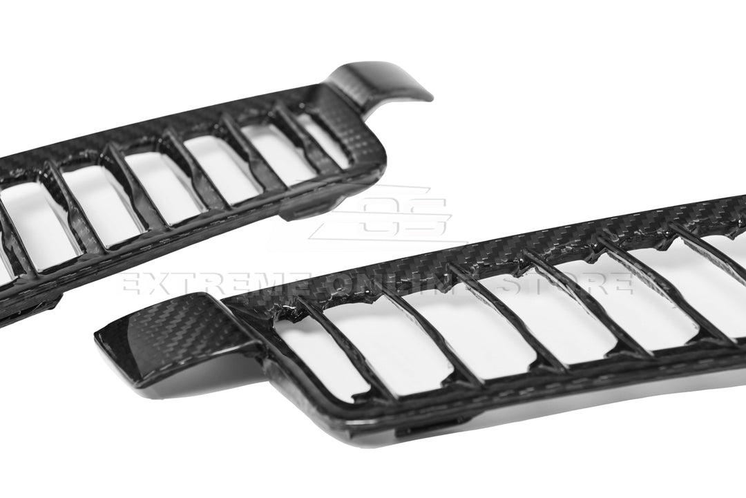Corvette C7 DRY CARBON FIBER Replacement Rear Diffuser Vent