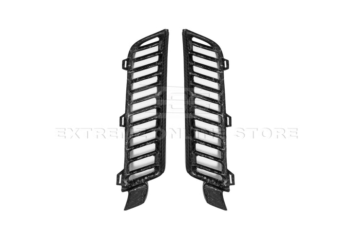 Corvette C7 DRY CARBON FIBER Replacement Rear Diffuser Vent